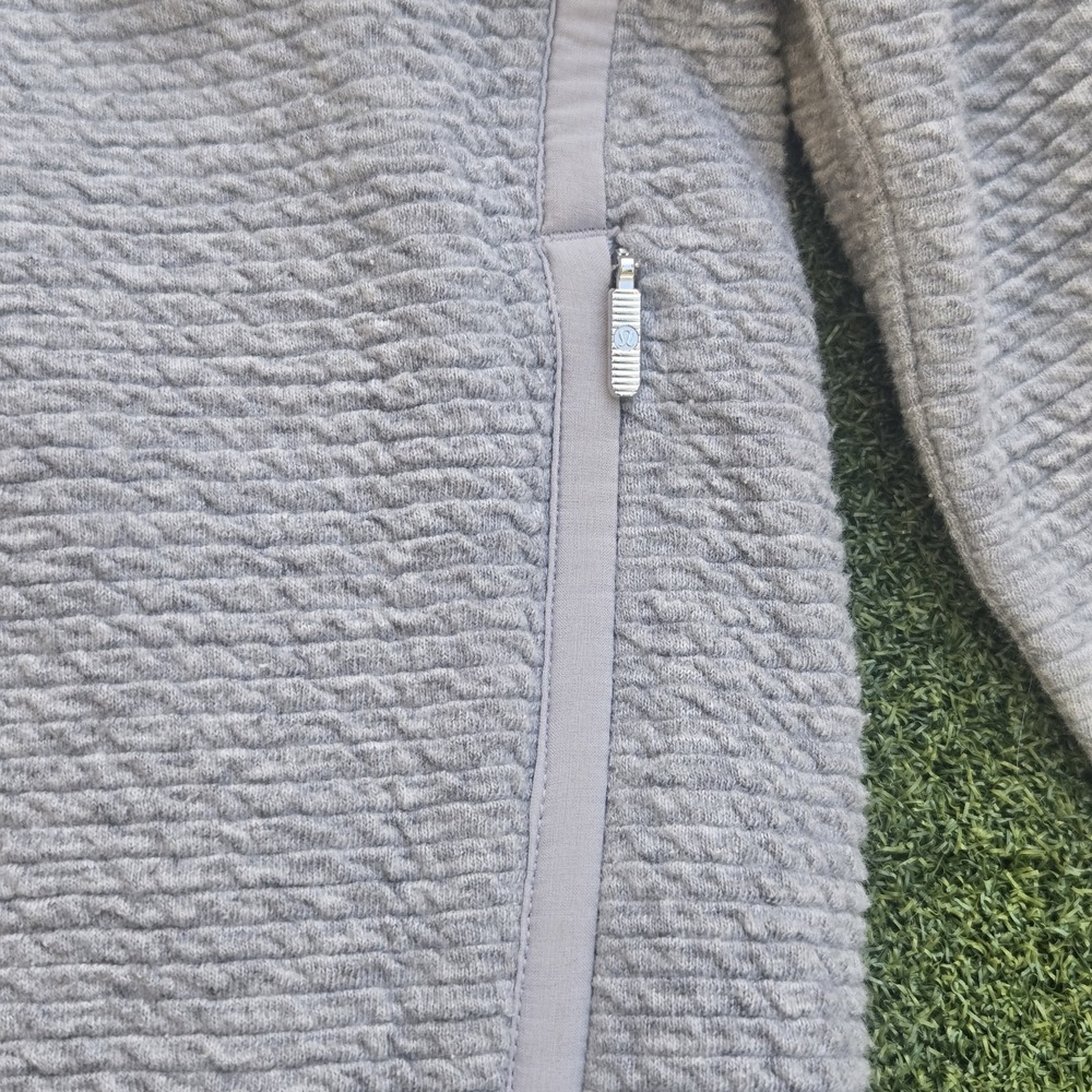 Lululemon On Repeat Bomber Jacket Women's Size 4 Gray - Picture 6 of 12